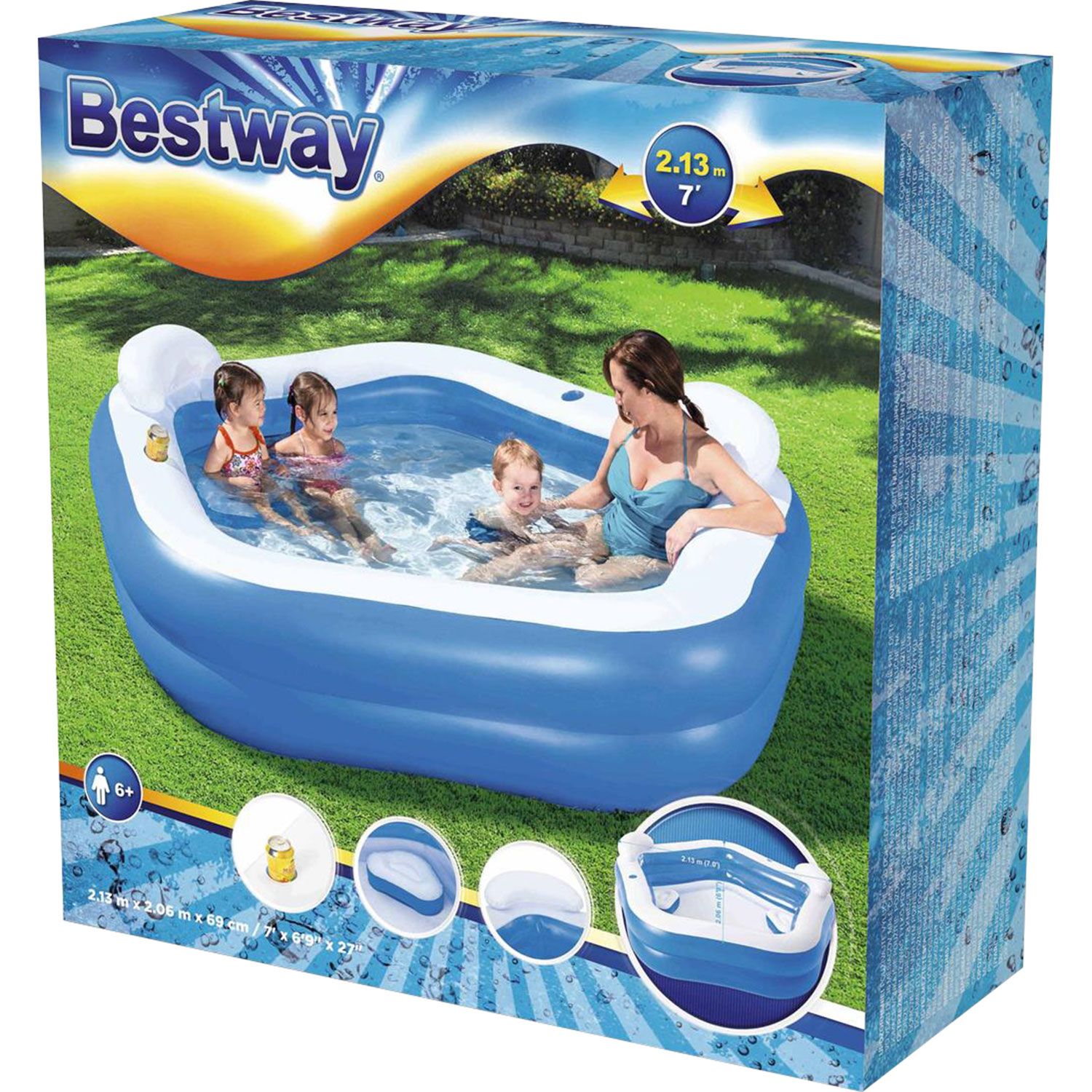 Bestway Family Fun aufblasbarer Pool