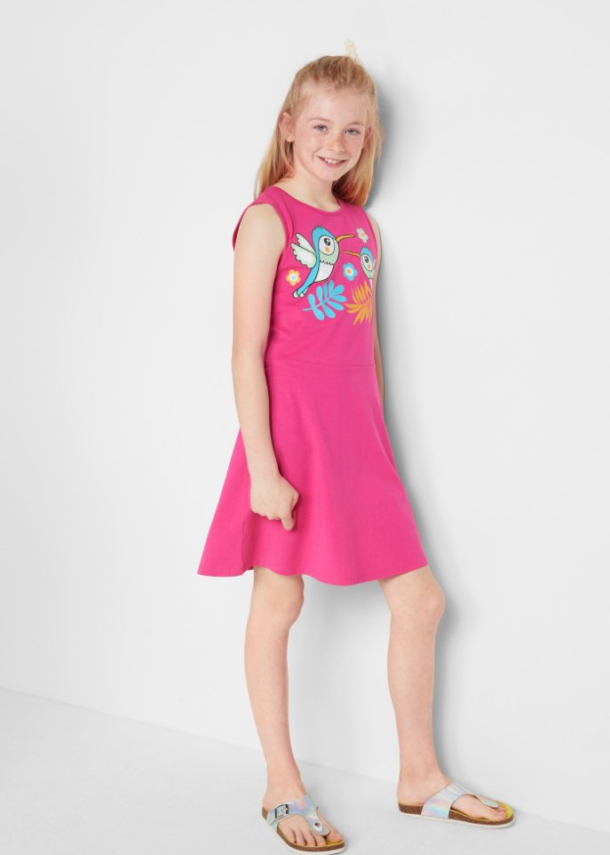 Mädchen Jerseykleid (3er Pack)