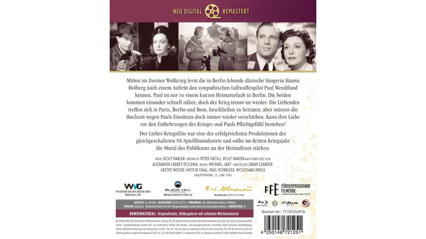Deutsche Filmklassiker - Die große Liebe