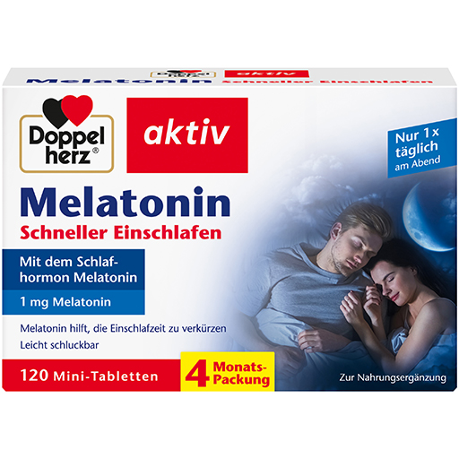 DOPPELHERZ Melatonin Tabletten  120 St  Tabletten