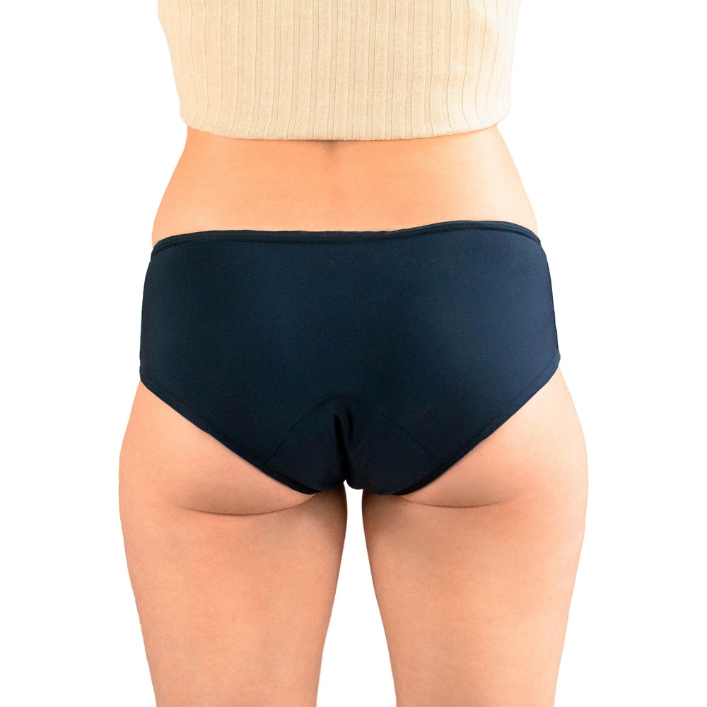 Jho Culotte shorty 12-14 - flux AB - noire Culotte menstruelle
