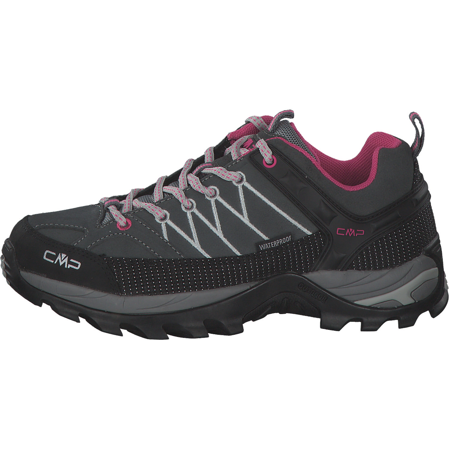 CMP Rigel Low 3Q13246, Trekkingschuhe, Damen, Grau/Pink