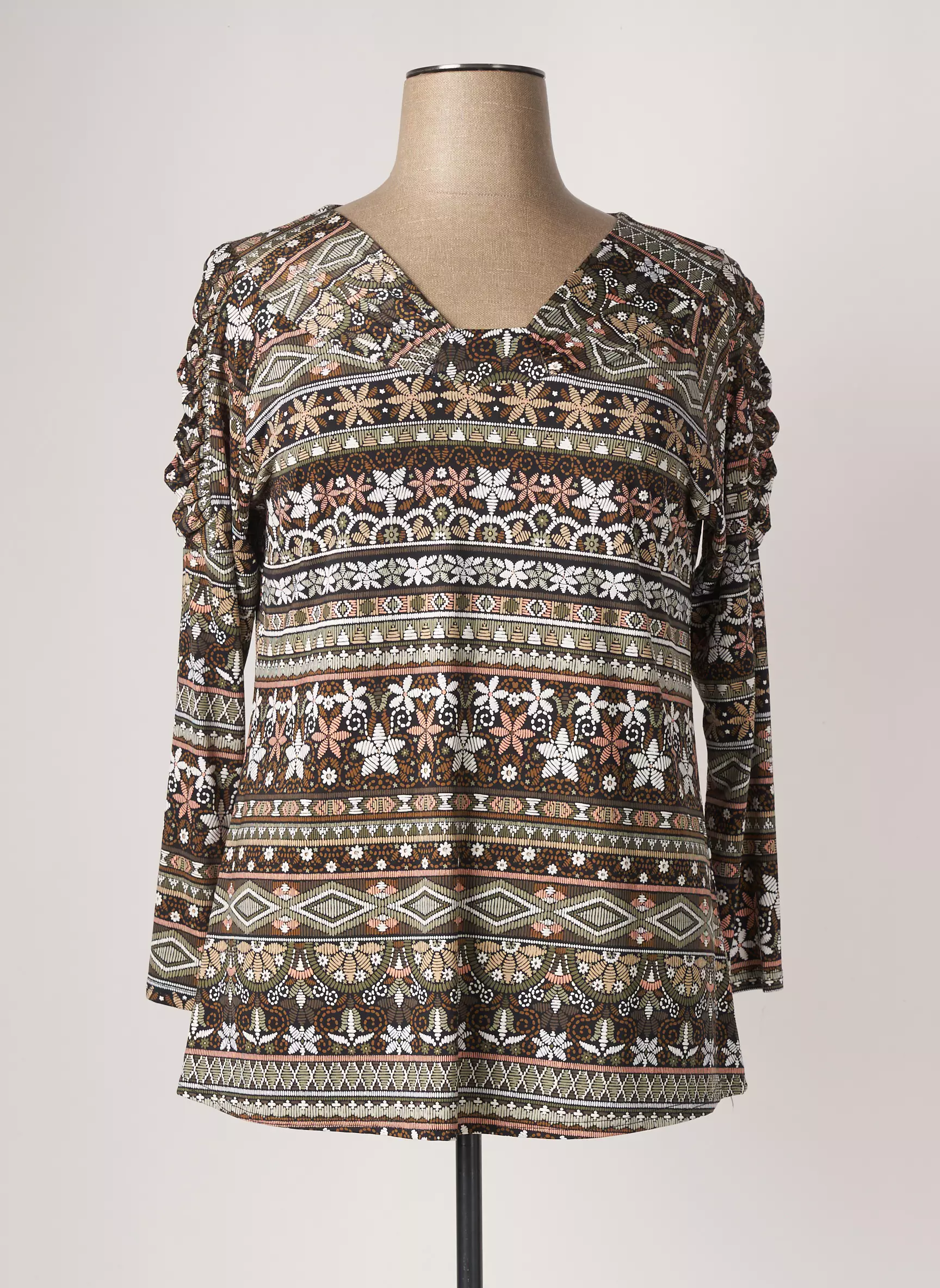 Vetistyle Tops Femme couleur vert
