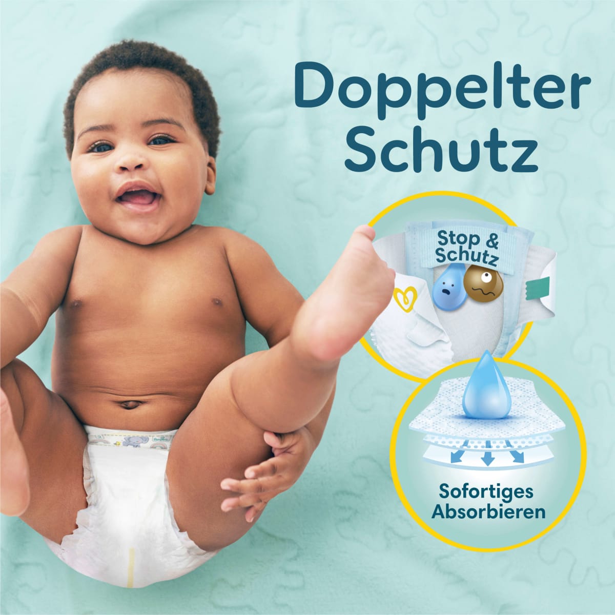 Windeln Premium Protection Gr. 1 Newborn (2-5 kg), 24 St
