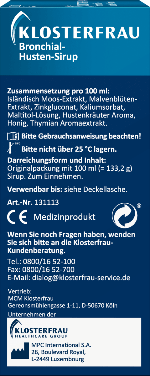 Bronchial-Husten-Sirup, 100 ml