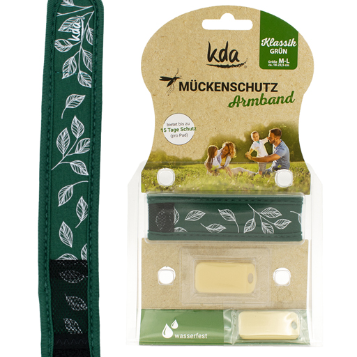 MÜCKENSCHUTZ Armband grün KDA  1 St