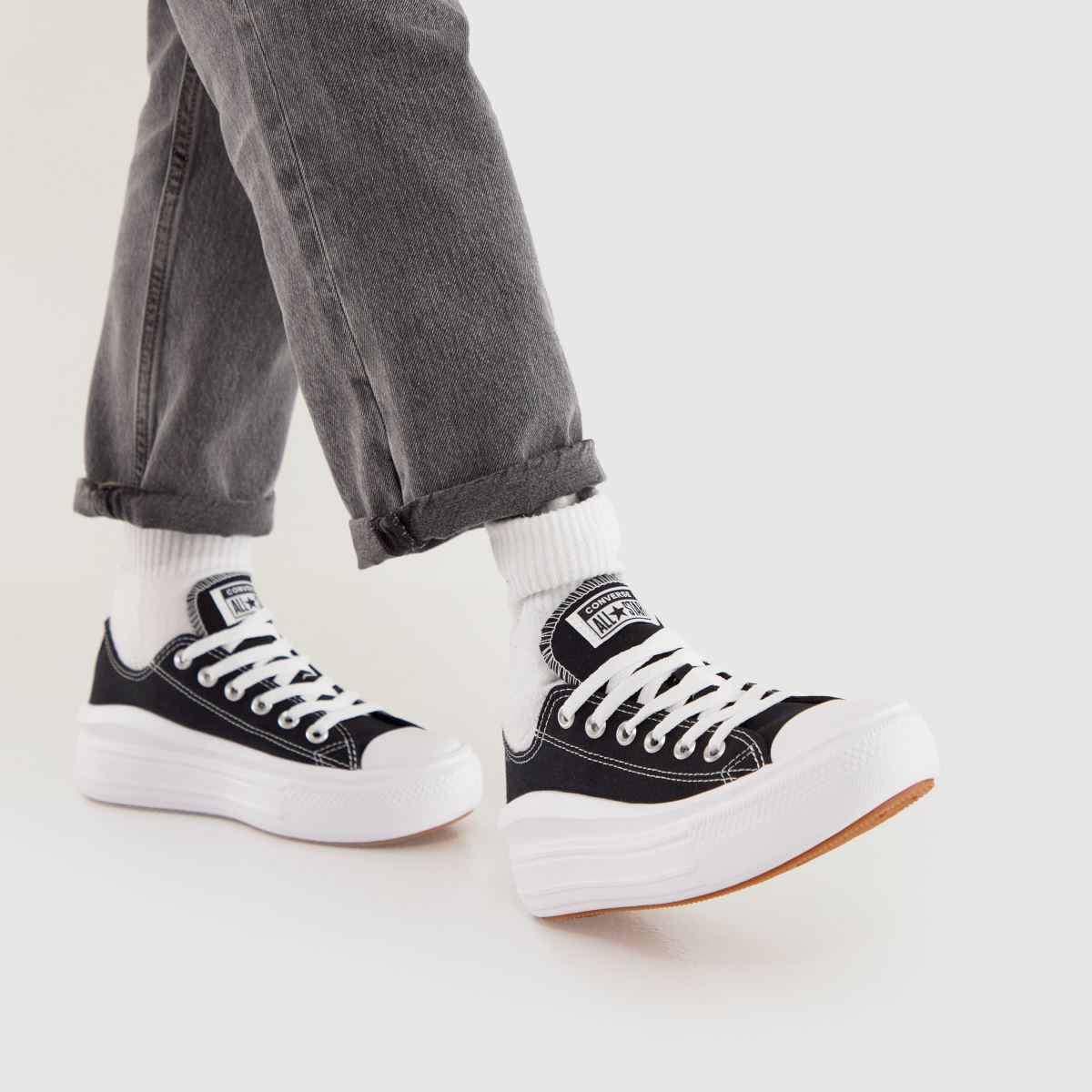 Converse All Star Move Ox cipő fekete színben