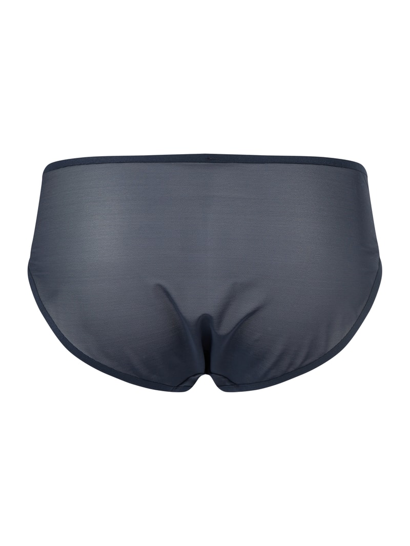 Slip aus Mesh in marineblau