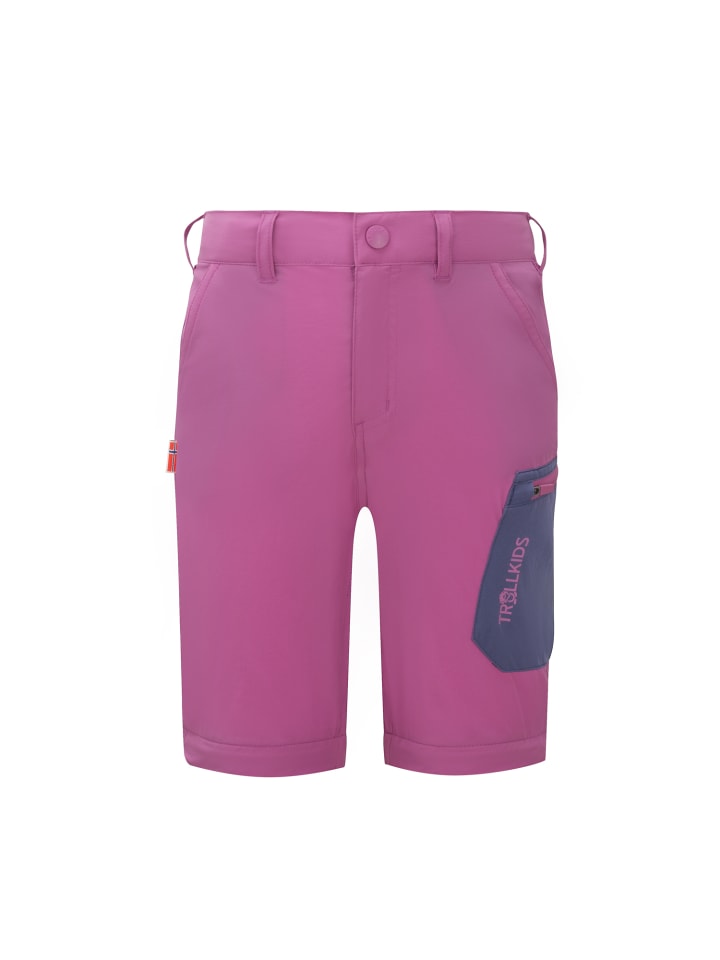 Trollkids Double Zipp-Off Funktionshose Preikestolen in mallow pink günstig kaufen