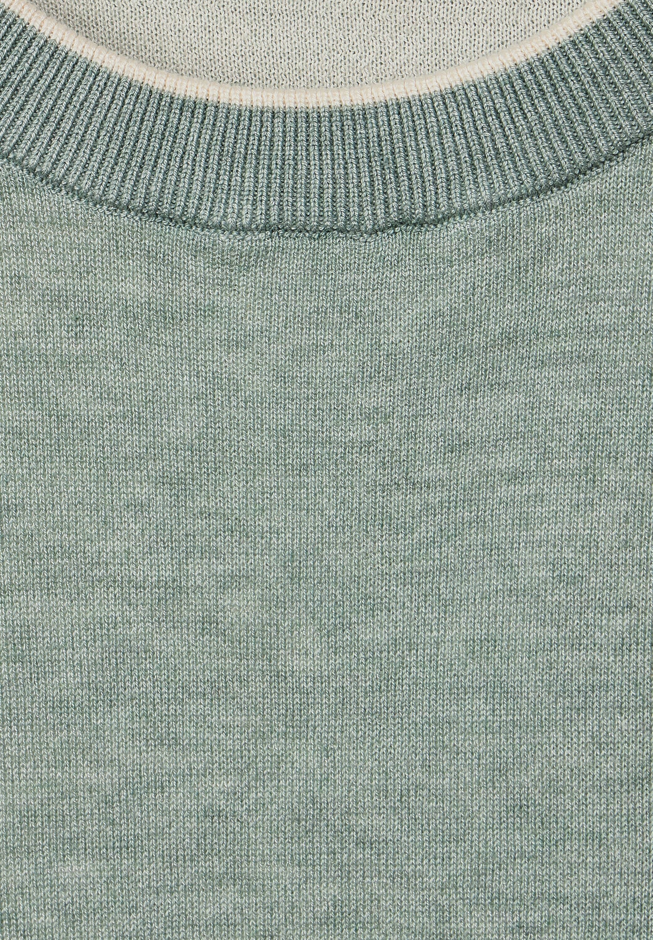STREET ONE Strickpullover in Doubleface-Optik