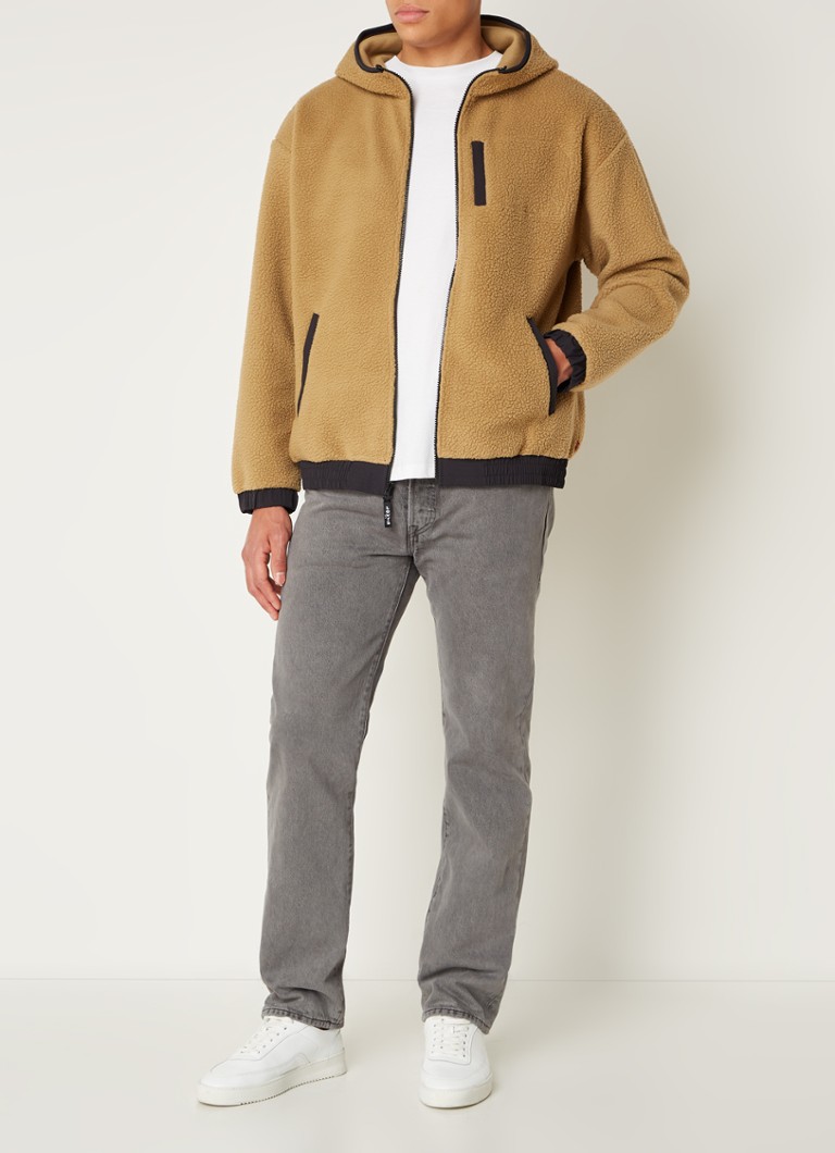 Levi's 501 suorat farkut värillisellä pesulla