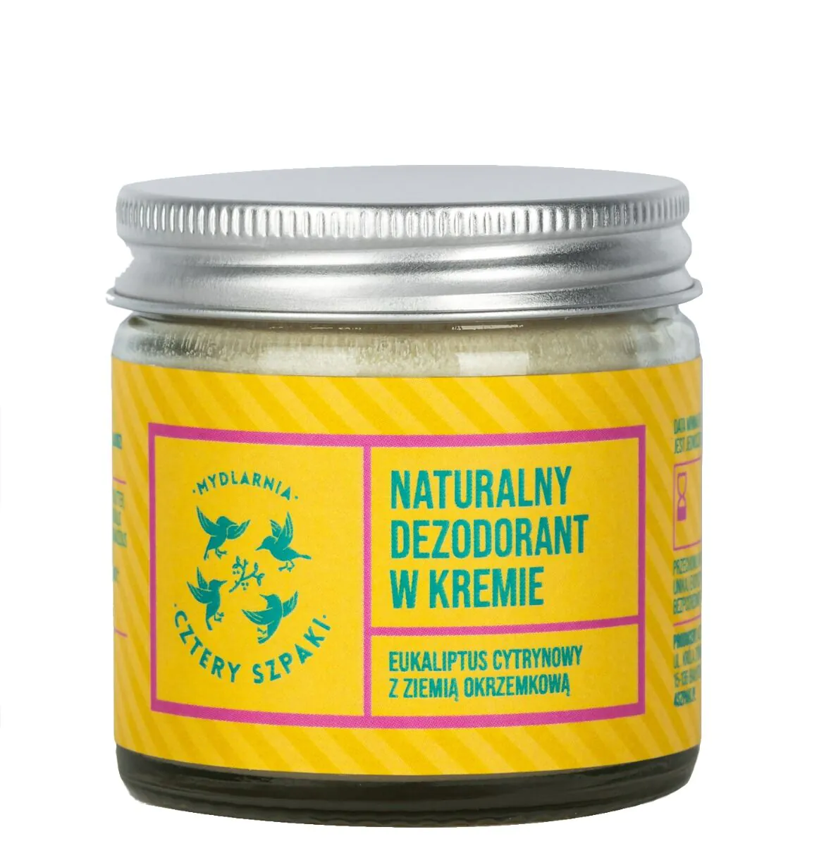 Mydlarnia Cztery Szpaki Deo Natural Cream sa mirisom limuna i eukaliptusa
