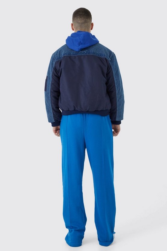 Tall lockere Jogginghose mit geteiltem Saum