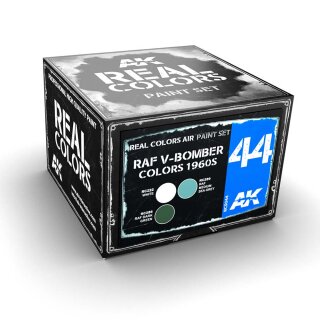 Real Colors Paint Set - RAF V-Bomber Colors 1960S
