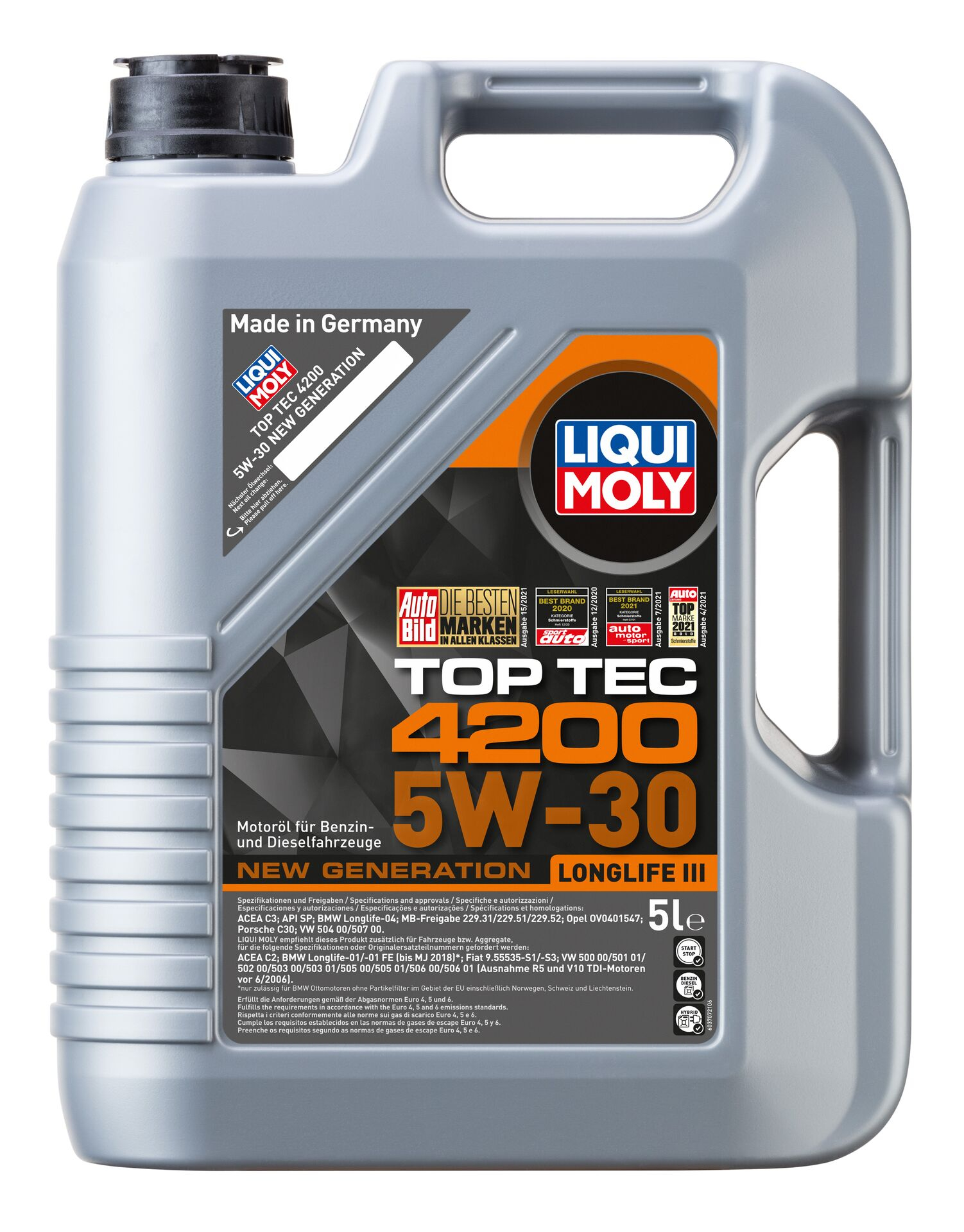 Liqui Moly TopTec 4200 5W-30 Motoröl, 5 Liter - ATU