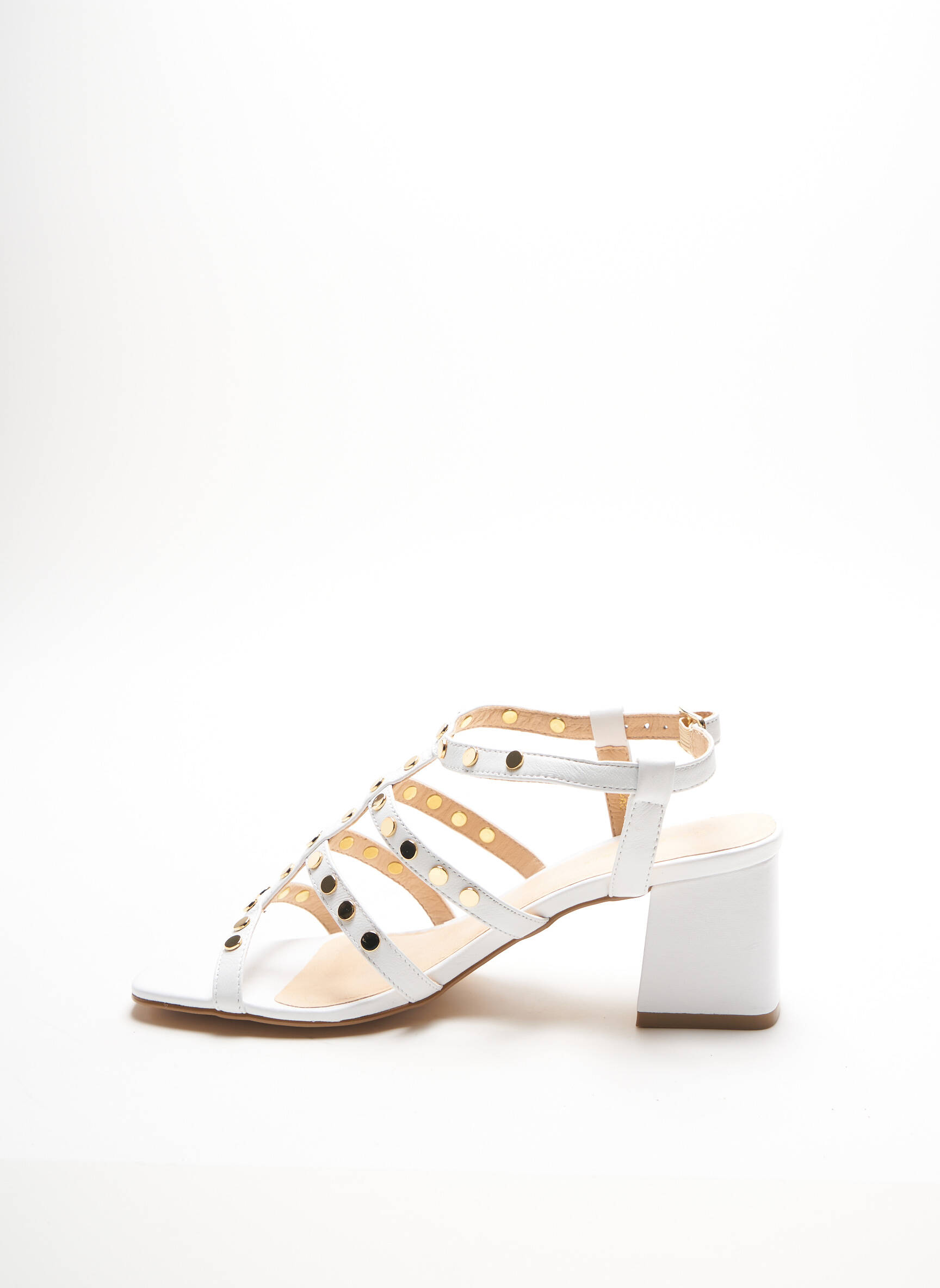 Cosmoparis Sandales Nu Pieds Femme couleur blanc