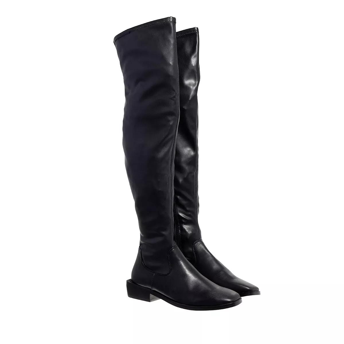 STEVEN MADDEN Stiefeletten schwarz Overknee-Boot