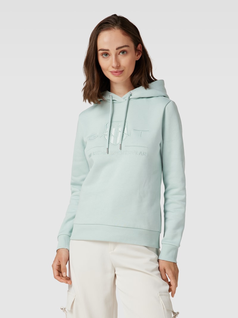 Hoodie mit Kapuze in mint