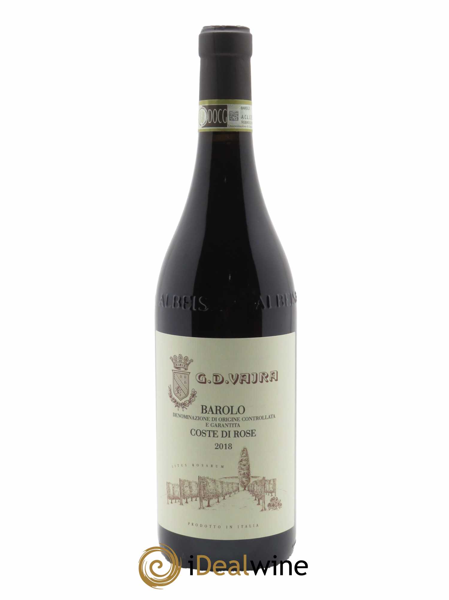 Barolo DOCG Costa di Rose G.D Vajra  2018 - Lot de 1 Bouteille