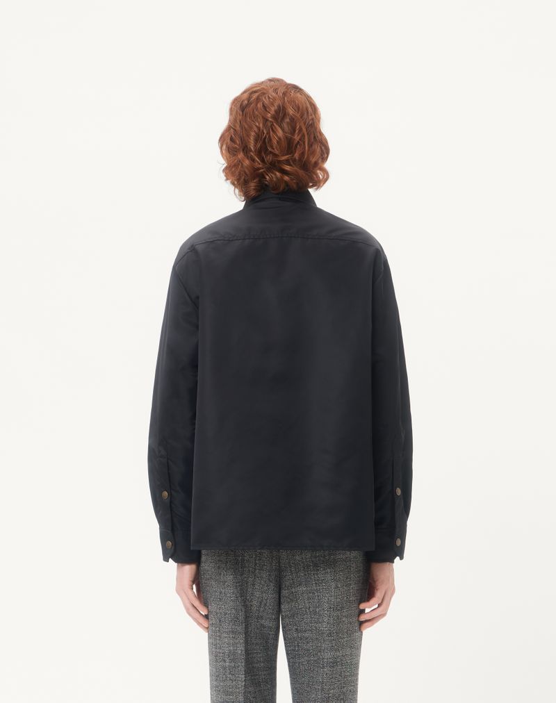 Valentino Nylon Skjortejakke Med Vgold