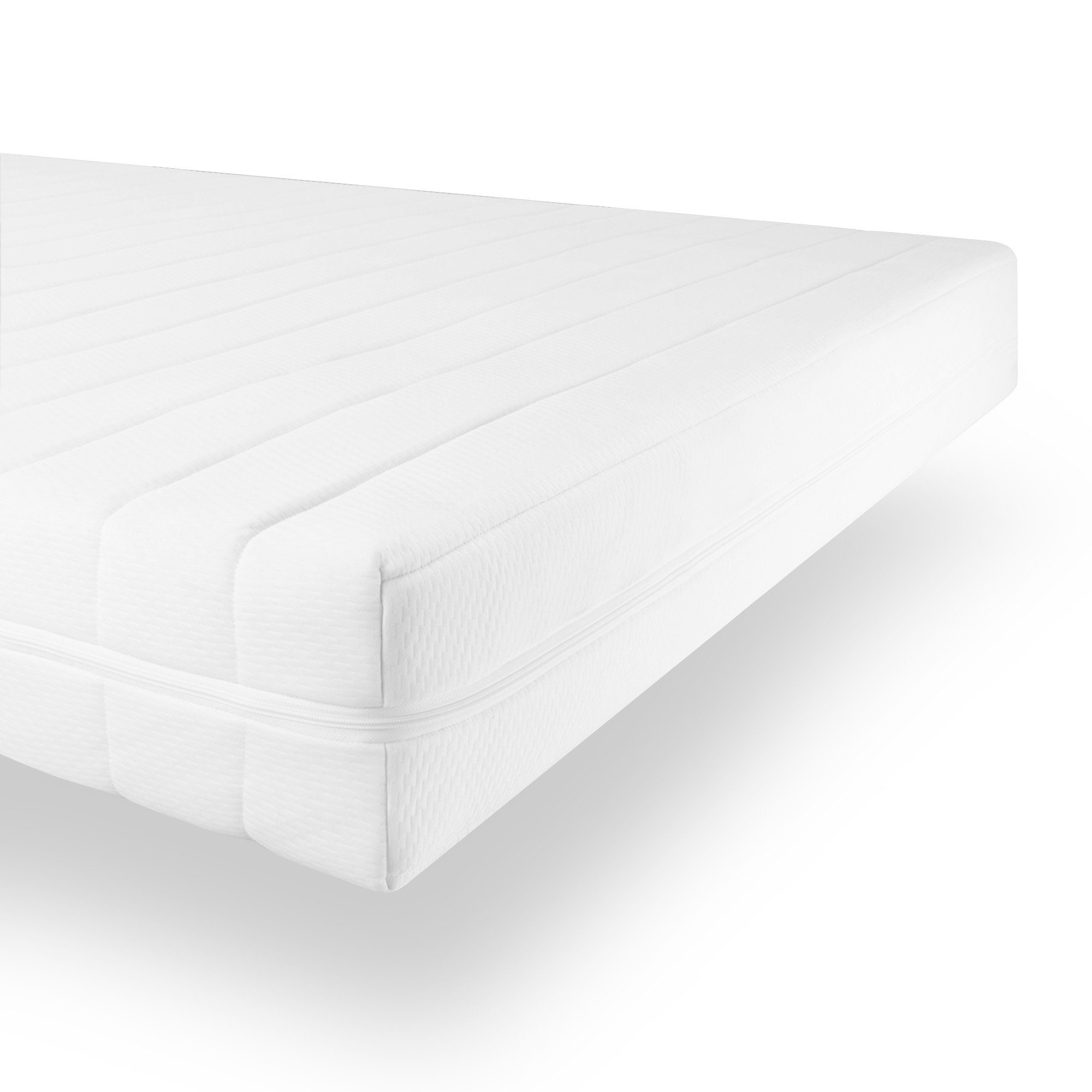Kaltschaummatratze Komfortmatratze – Atmungsaktive 7 Zonen Matratze H3 H2, Sleepneo, 15 cm hoch, Wendematratze mit 2 unterschiedlichen Liegehärten