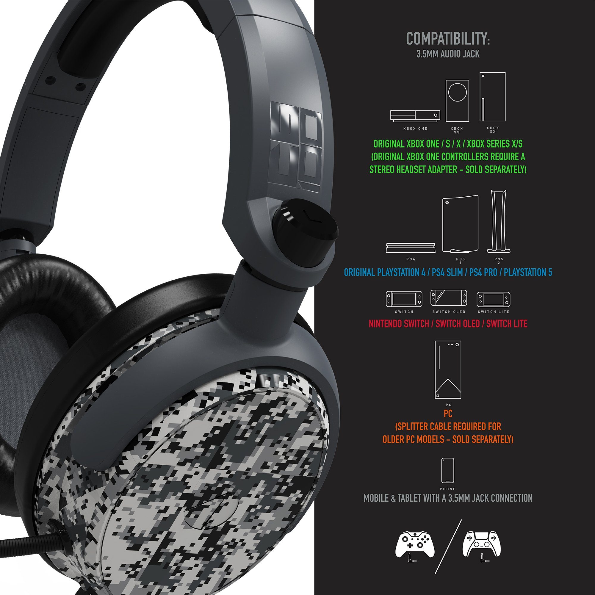 Stealth Multiformat Gaming Headset C6-100 camouflage Gaming-Headset