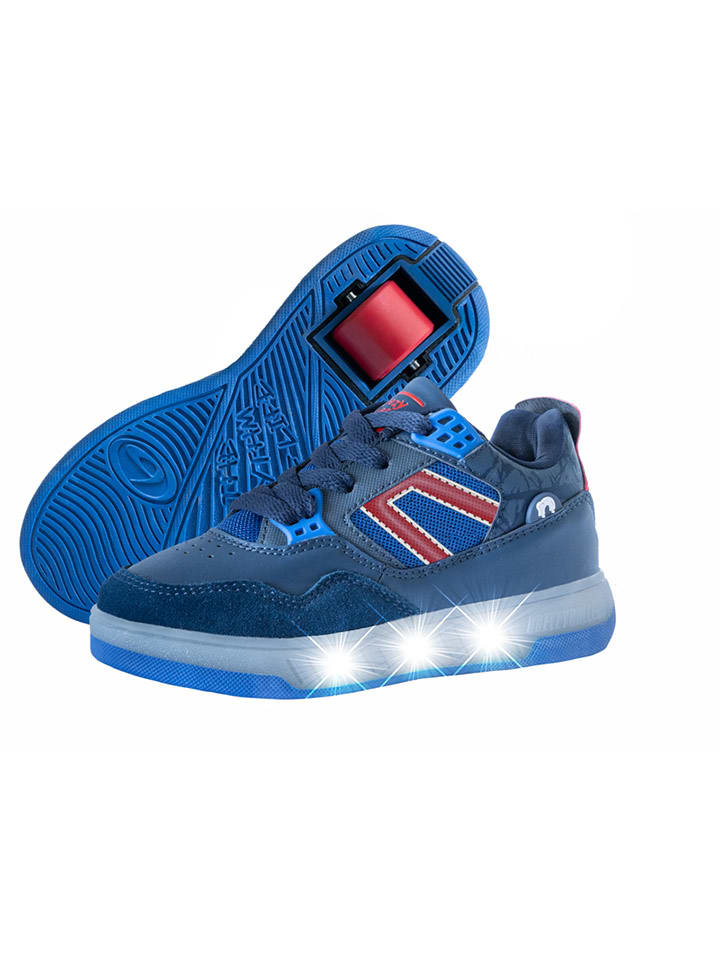 Breezy Rollers Sneakers mit Rollen in Blau/ Rot günstig kaufen