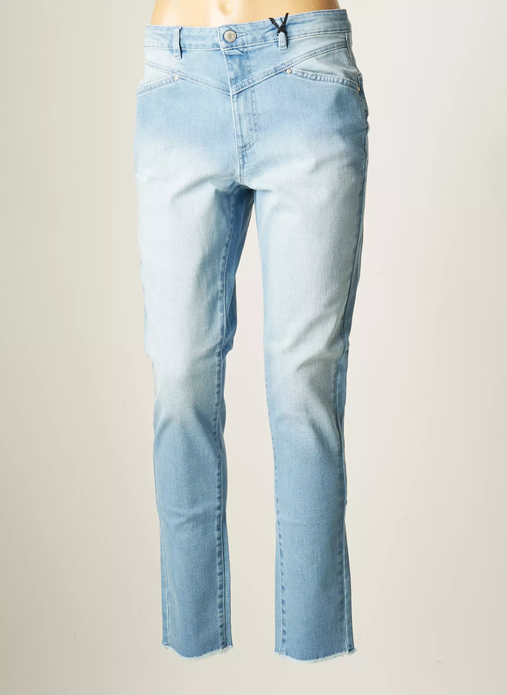 Ikks Jeans Coupe Slim Femme couleur bleu