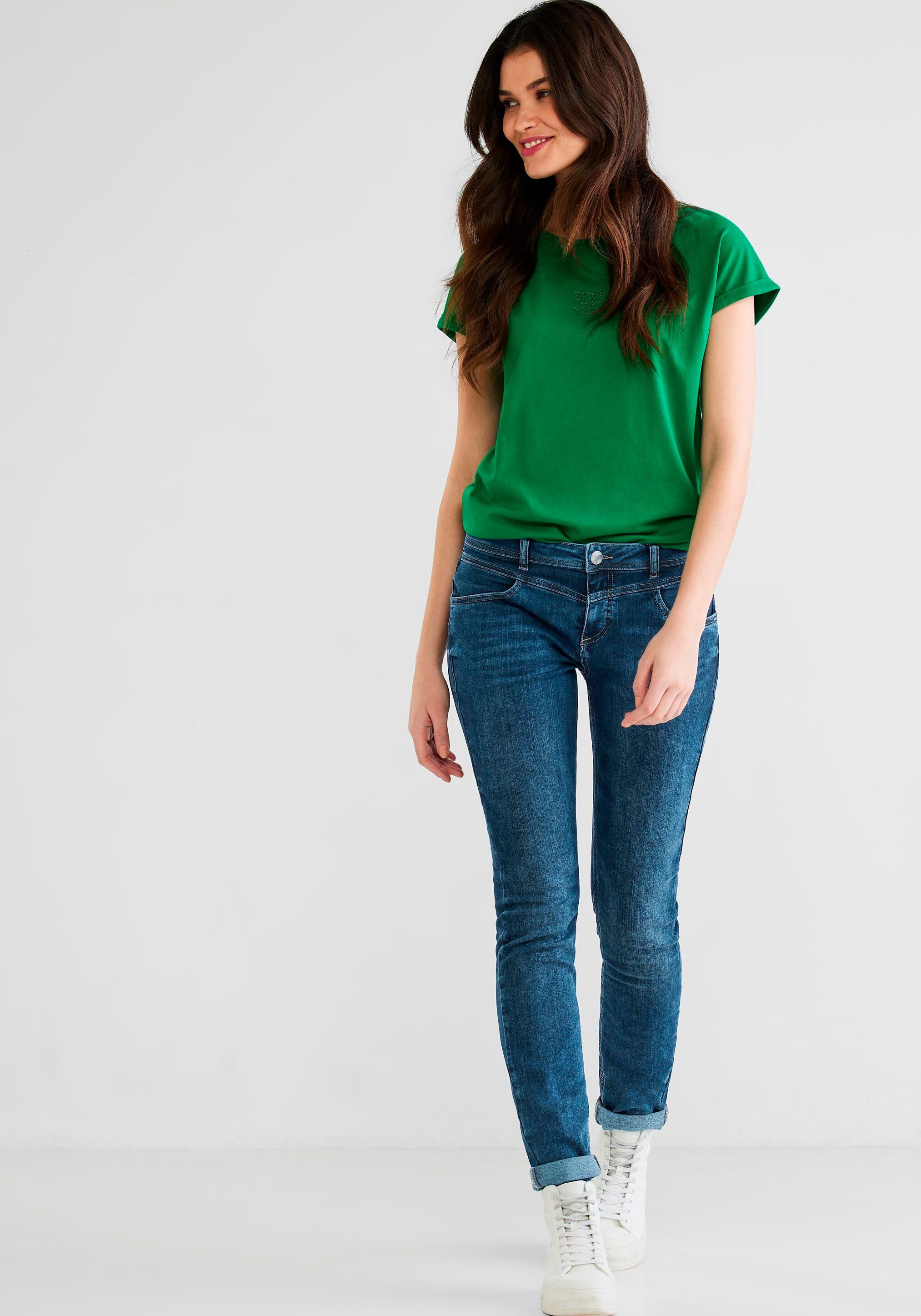 STREET ONE Slim-fit-Jeans im 4-Pocket-Style