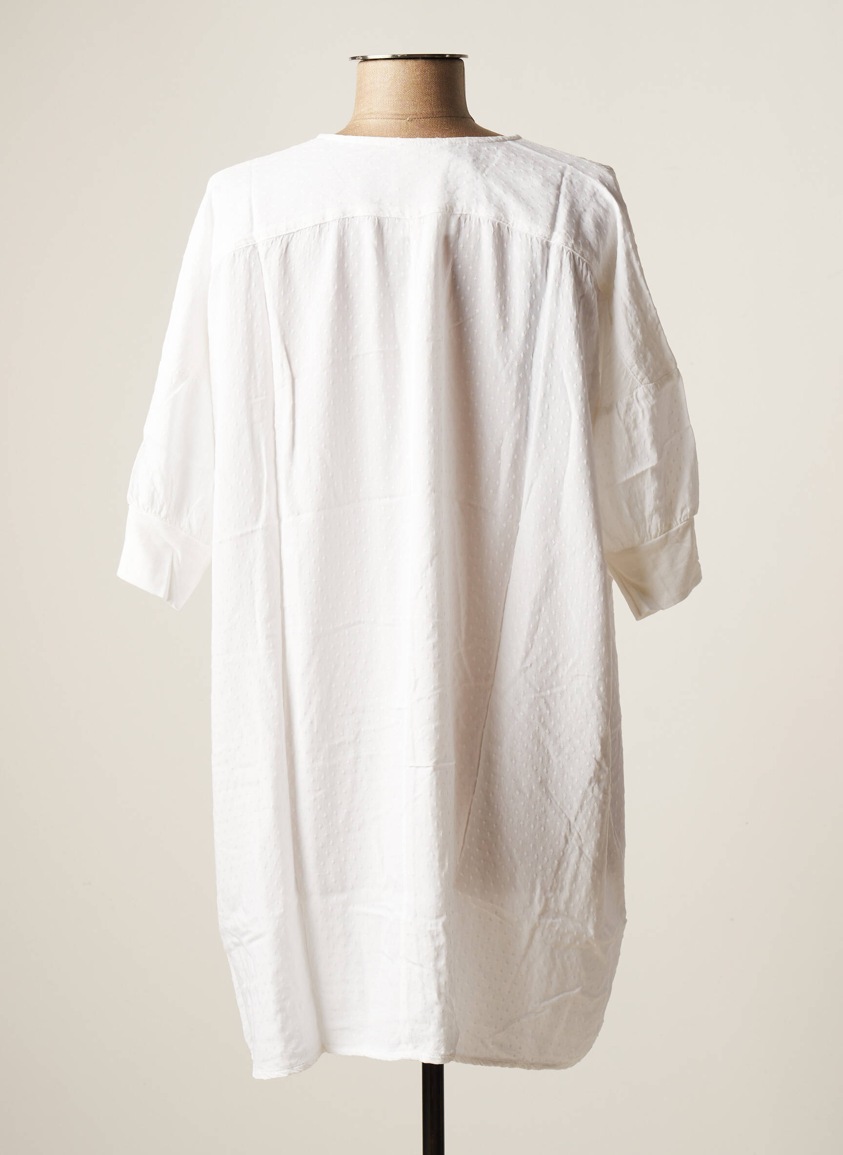Project Aj117 Tuniquemanchecourte Femme couleur blanc