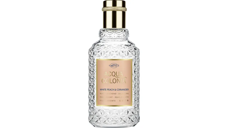 4711 ACQUA COLONIA White Peach & Coriander Eau de Cologne 50 ml