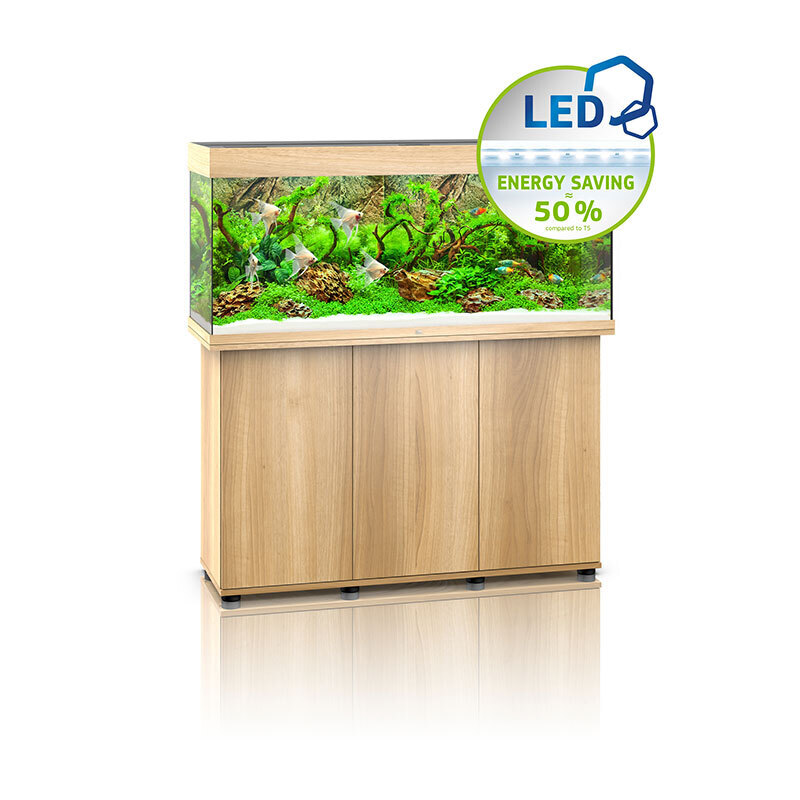 JUWEL Aquarienkombinationen JUWEL Rio 240 LED Kombination helles Holz