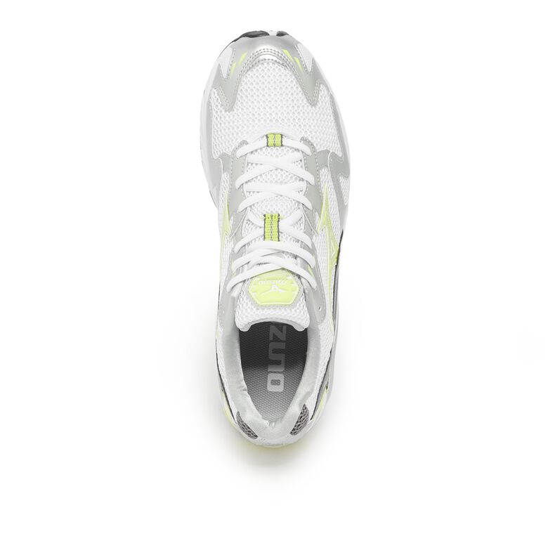 Mizuno Wave Rider 10 white/sunny lime/silver