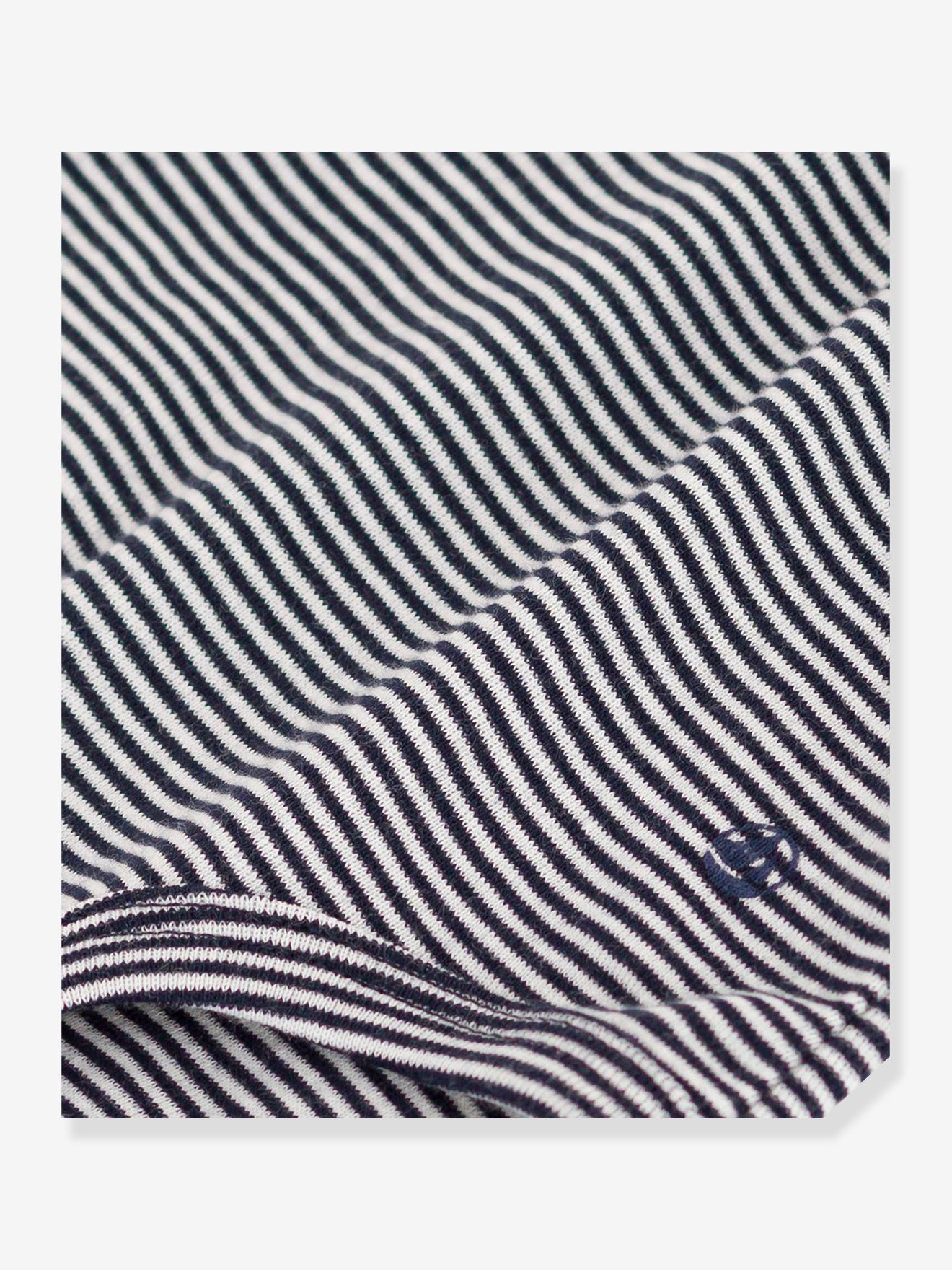 Petit Bateau Baby Kurzarm-Body mit Polokragen PETIT BATEAU - blau