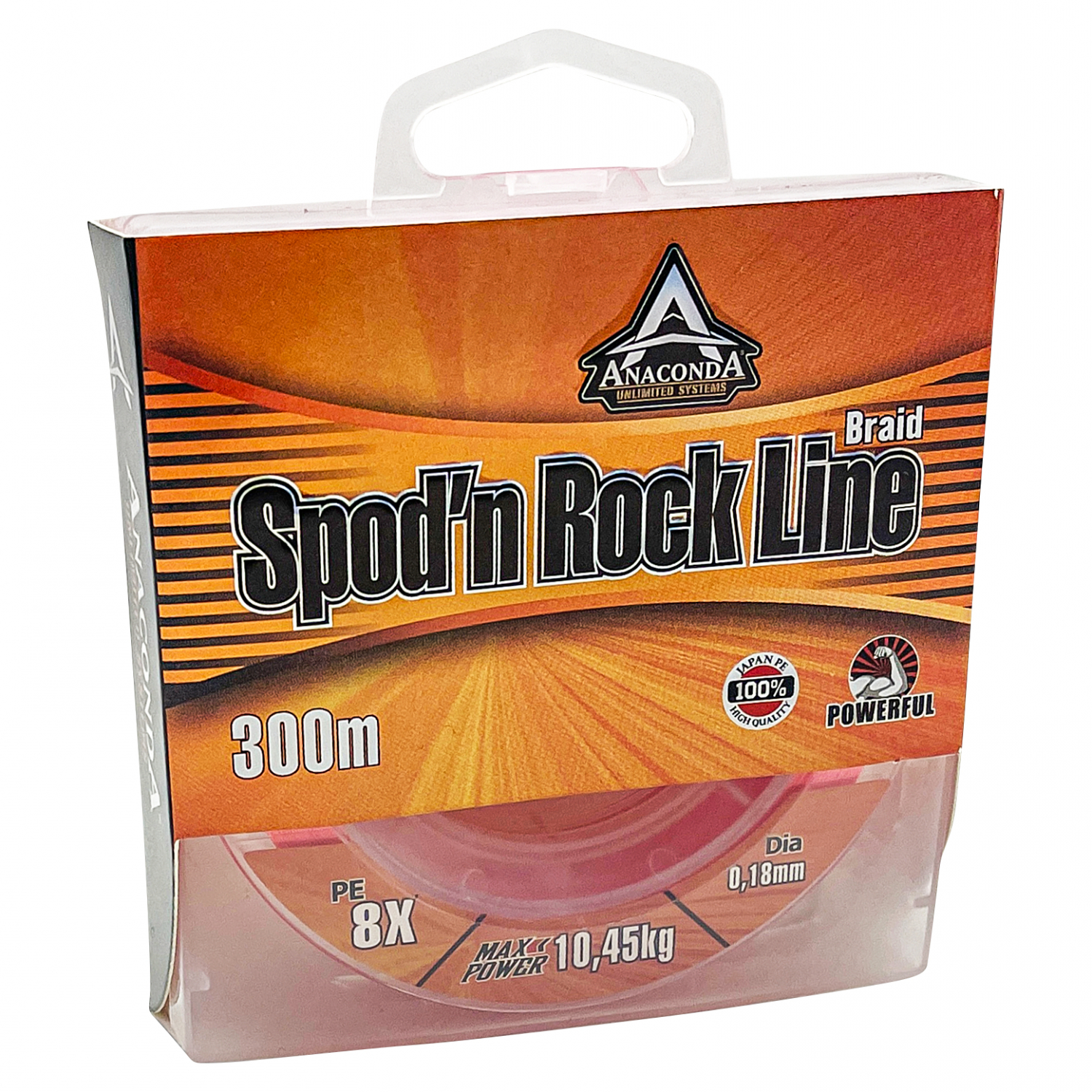 Anaconda Angelschnur Spod'n Rock Line (rot, 300 m)