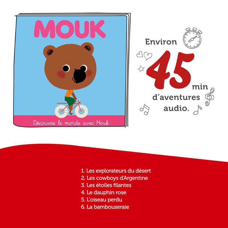 Figurine Tonie Découvre le monde avec Mouk Tonies