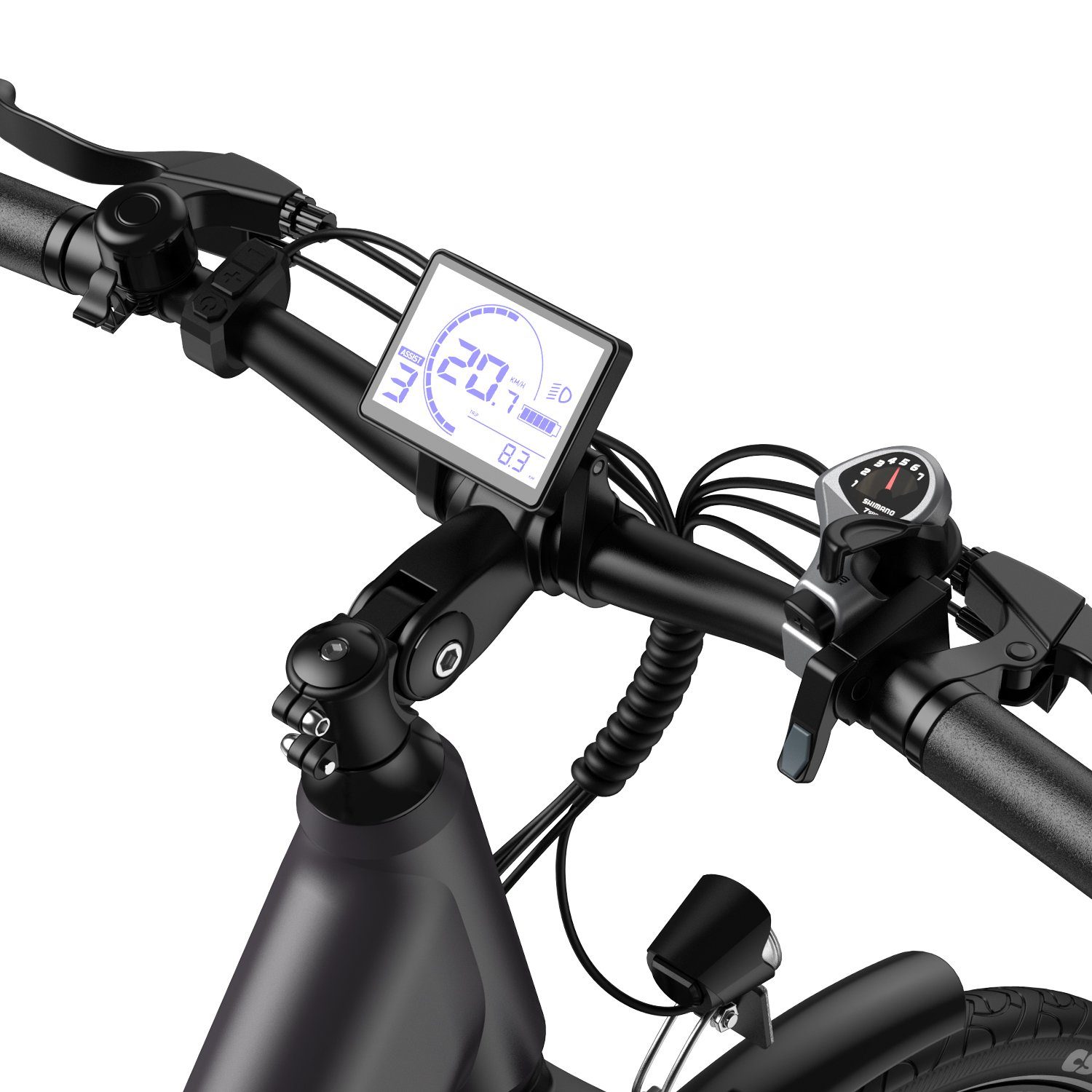 DOTMALL E-Bike Fafrees F28 PRO Mountainbike 27,5 Zoll 4,5Ah Akku mit App