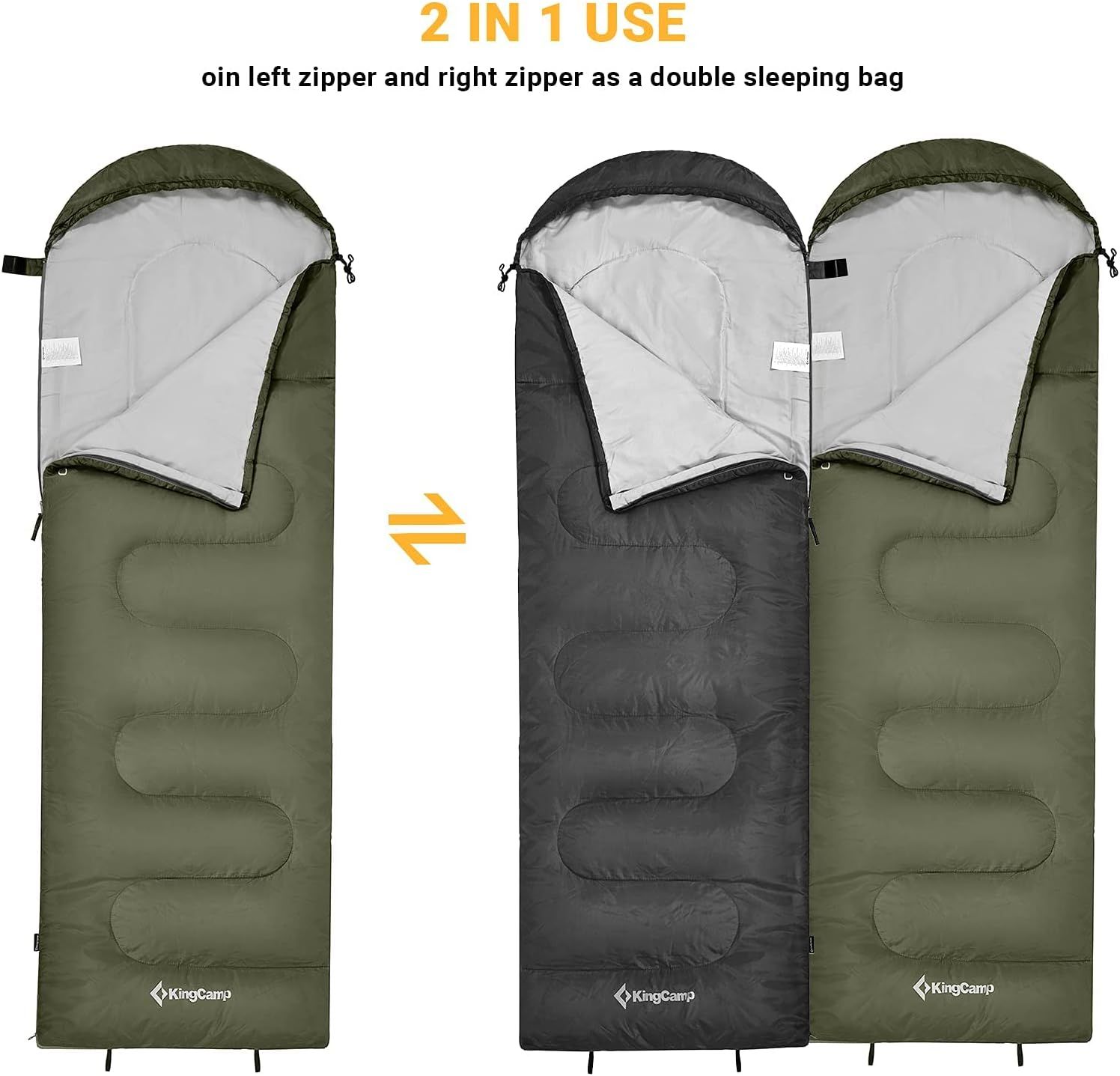 KingCamp Rechts Schlafsack