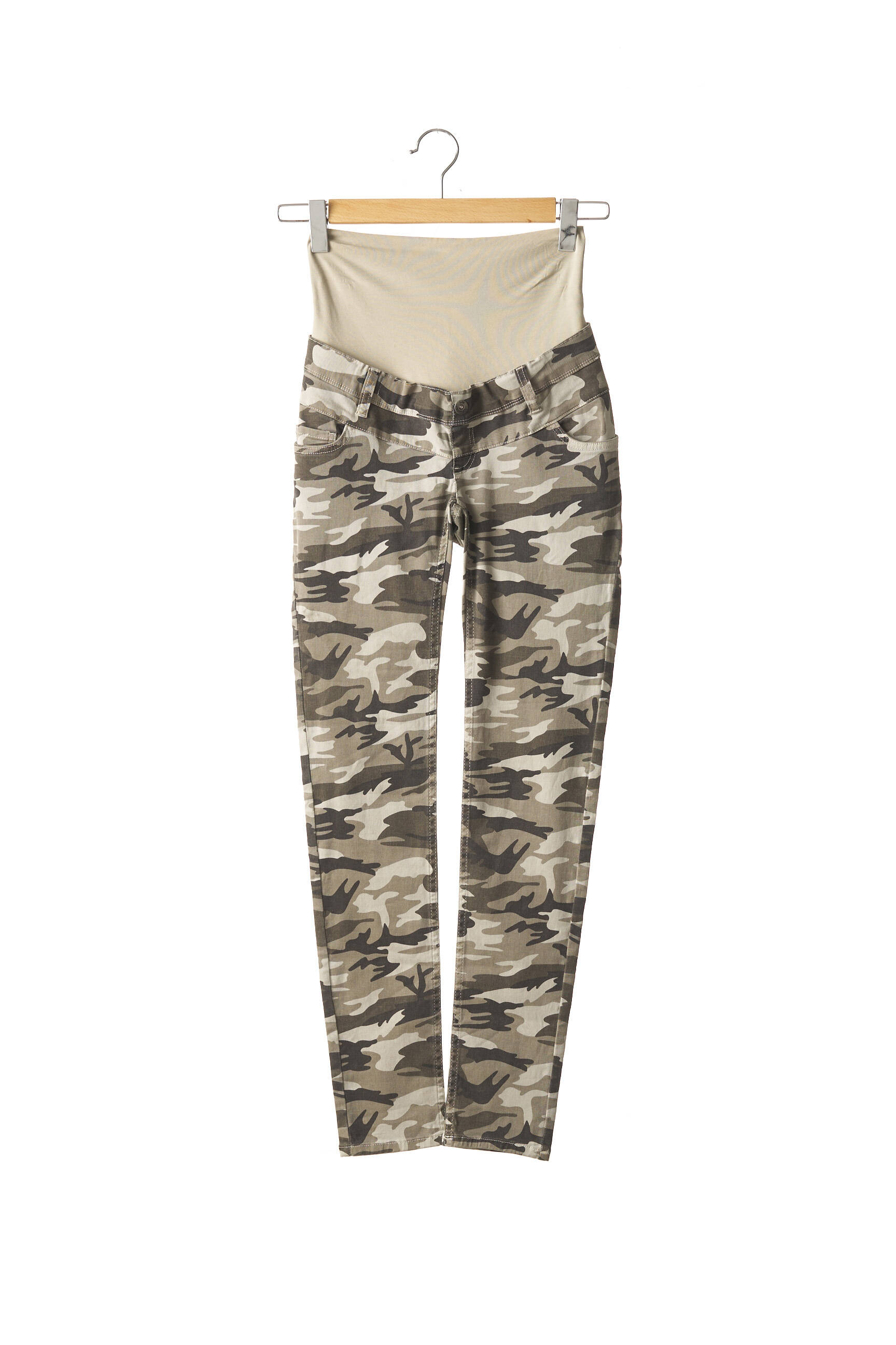 Love2wait Pantalons Maternite Femme couleur vert