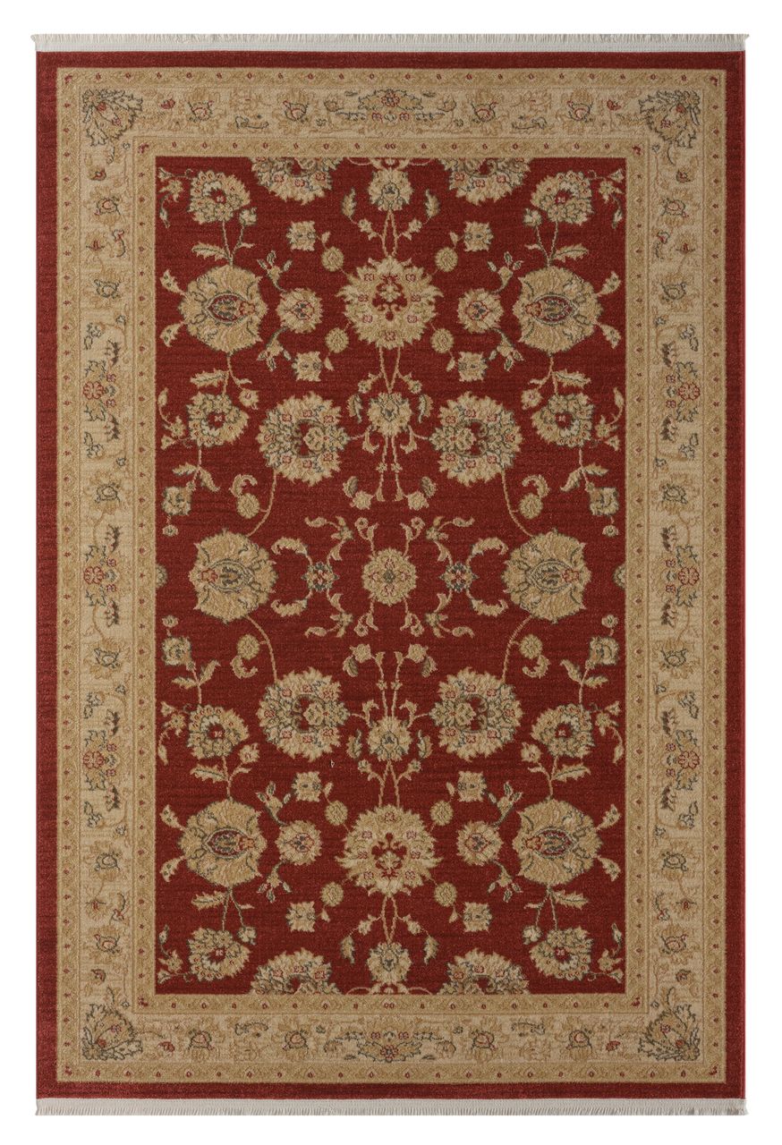 MyFlair Teppich Amy, 200cm x 290cm, Farbe Weinrot, rechteckig, Florhöhe 7,5mm