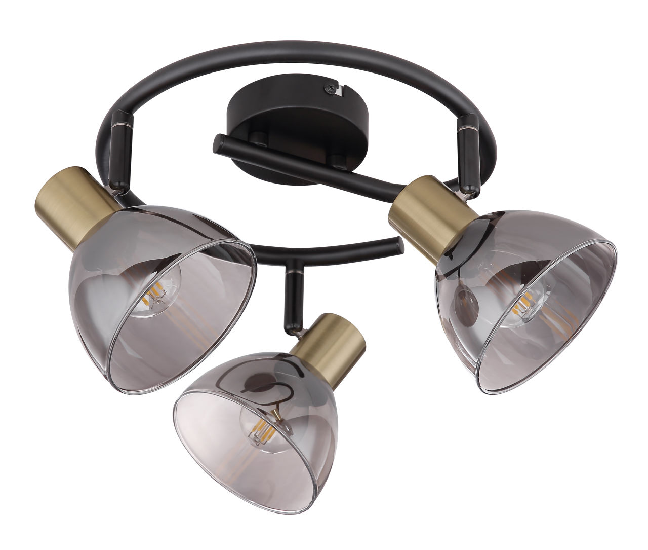Globo Lighting - JAY - Strahler Metall schwarz, 3x E14