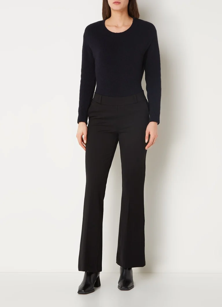NYDJ Pull On Flare Leg Trouser Blac