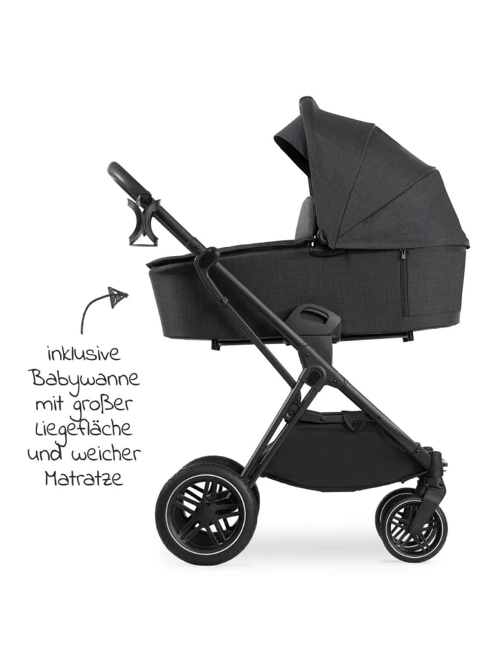 Hauck 4in1 Kinderwagen-Set Vision X Trio Set - inkl. i-Size in schwarz,grau günstig kaufen onesize