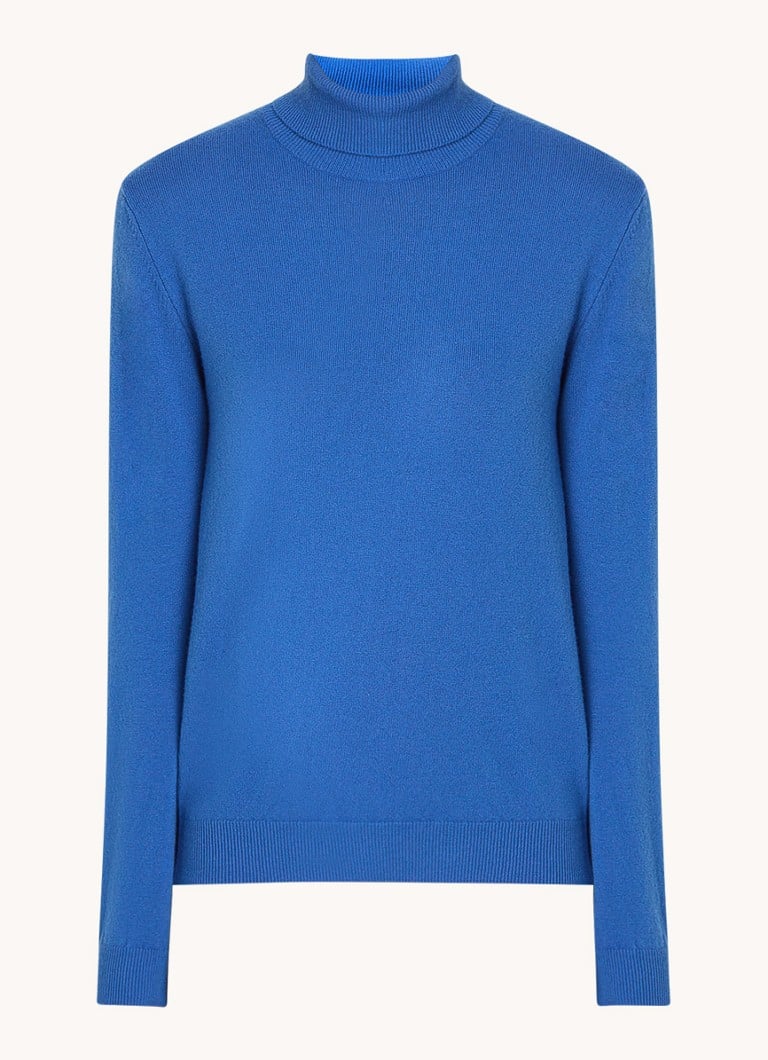 Maglione a collo alto Benetton in pregiata lana merino.
