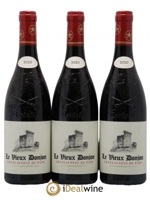 Châteauneuf-du-Pape Le Vieux Donjon Michel Lucien  2020 - Lot de 3 Bouteilles