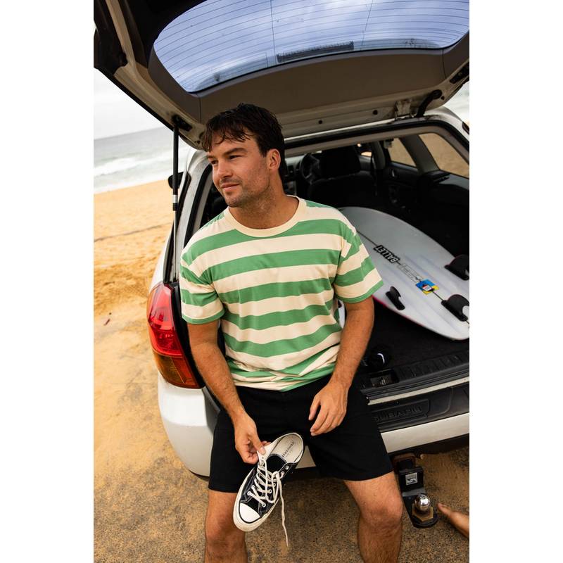 RUSTY BUSTED CUSTARD SHORT SLEEVE TEE T-Shirt Herren