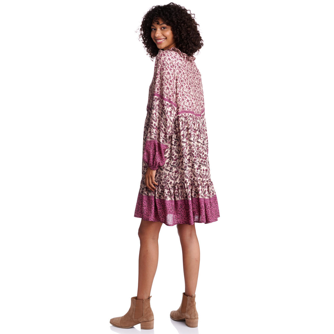 Damen Kleid mit floralem Print