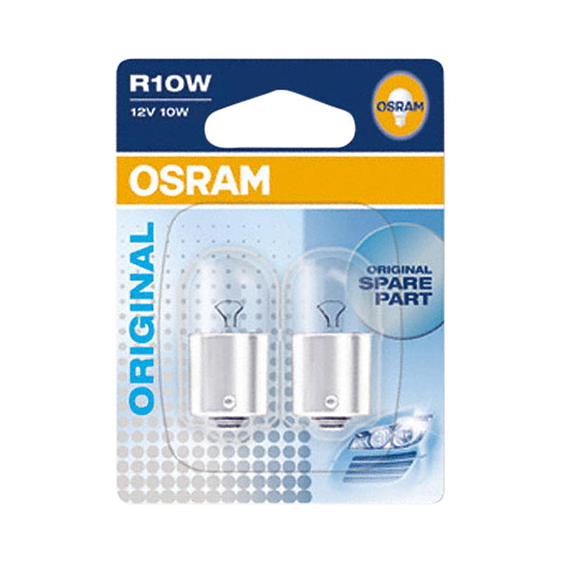 Osram Bilpære 2-pk Original R10W