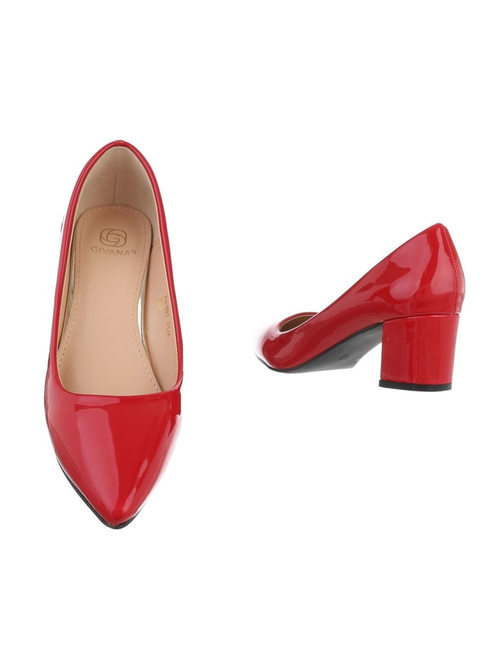 Ital-Design Pump in Rot günstig kaufen