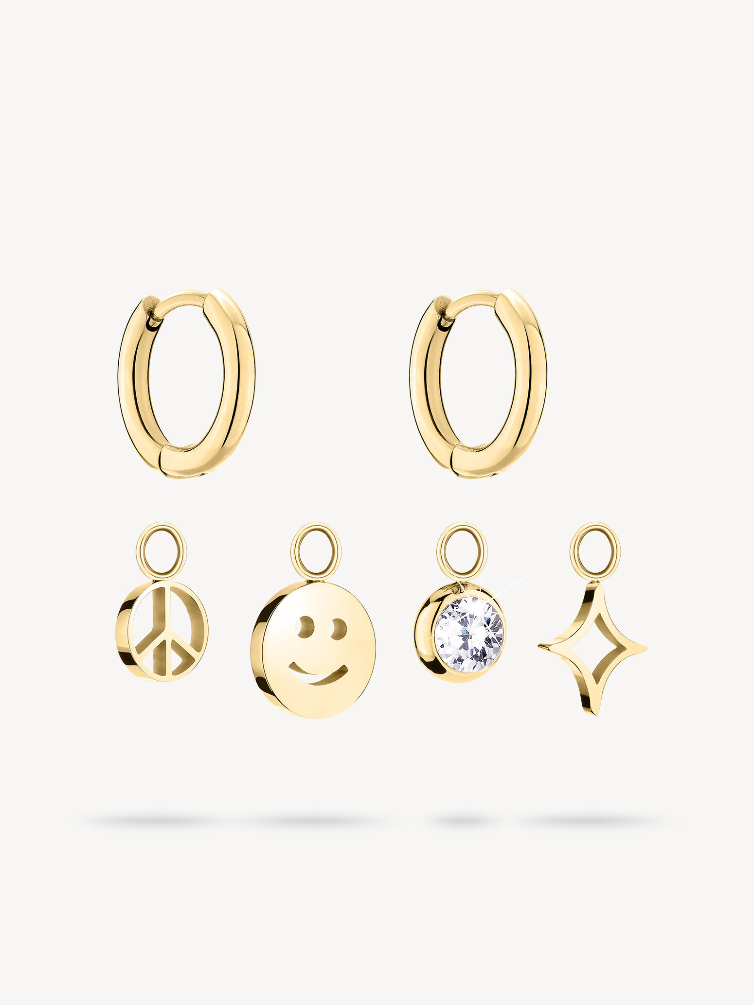 Boucles d'oreille - doré